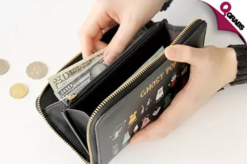 From QR35 Keep your Valuables Safe with a Zip Closure Clutch Wallet for Ladies! (Up to QR122 Value)